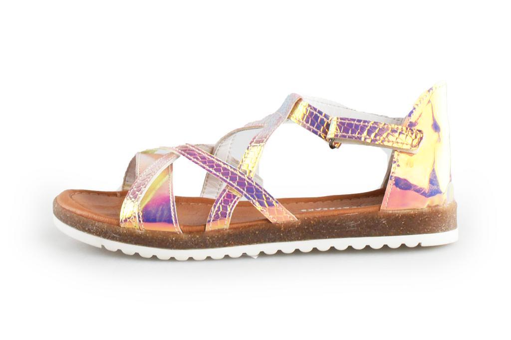 Jochie Freaks Sandalen in maat 35 Zilver 10 extra