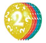 Ballonnen 2 Jaar Versiering 30cm 5st, Hobby en Vrije tijd, Verzenden, Nieuw