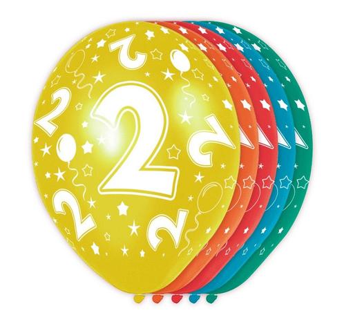 Ballonnen 2 Jaar Versiering 30cm 5st, Hobby & Loisirs créatifs, Articles de fête, Envoi