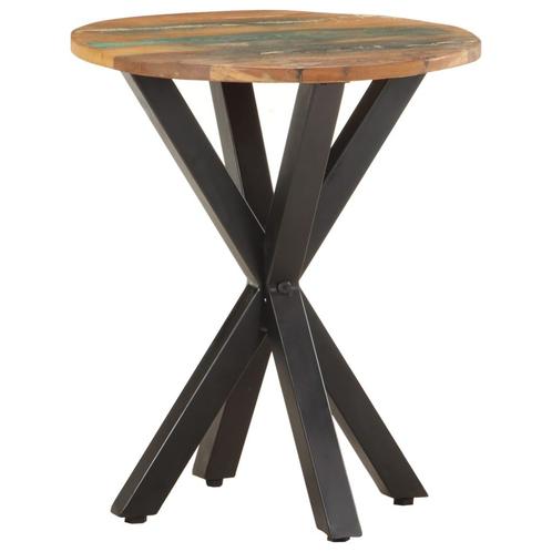 vidaXL Table dappoint 48x48x56 cm Bois de récupération, Maison & Meubles, Tables | Tables de salon, Neuf, Envoi