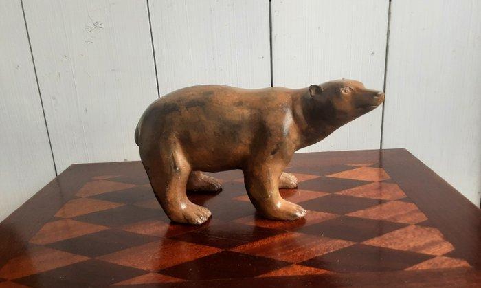 Figurine - Ijsbeer - 20 cm - Bronze, Antiek en Kunst, Curiosa en Brocante