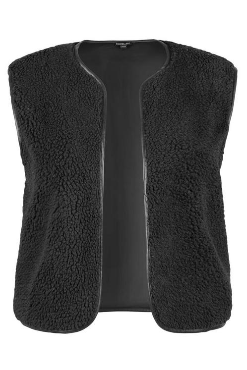 Exxcellent gilet Ayda teddy42/44Maat 42/44 (L), Kleding | Dames, Truien en Vesten, Overige kleuren, Nieuw, Maat 42/44 (L), Verzenden