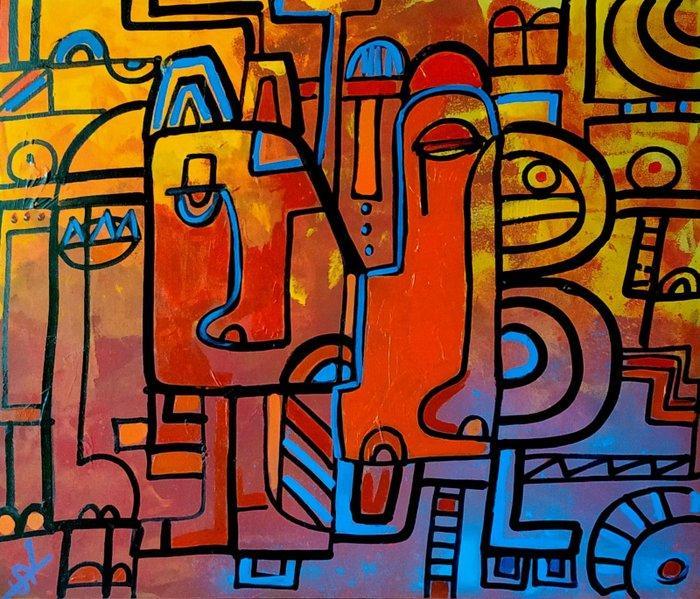 Isabella Bruno Ysbel - I tre moschettieri, Antiquités & Art, Art | Peinture | Moderne