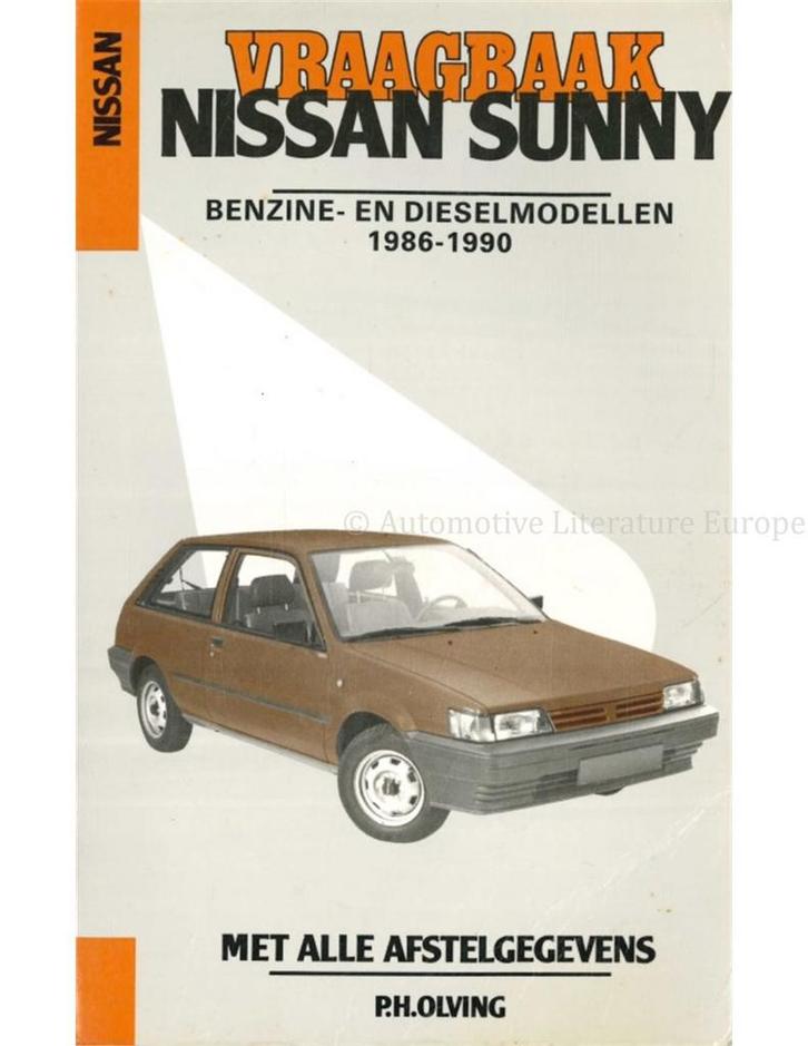 1986 - 1990 NISSAN SUNNY, BENZINE | DIESEL VRAAGBAAK, Auto diversen, Handleidingen en Instructieboekjes