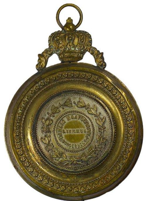 Belgique. Léopold II. Historical Medal N.D / Dahlia Society, Postzegels en Munten, Munten en Bankbiljetten | Toebehoren