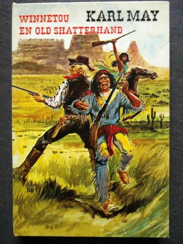 Old shatterhand en winnetou 9789061425564 May, Boeken, Overige Boeken, Gelezen, Verzenden