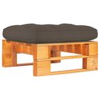 vidaXL Tuinhocker pallet honingbruin geïmpregneerd, Tuin en Terras, Tuinsets en Loungesets, Verzenden, Nieuw
