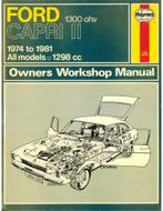 1974 - 1981 FORD CAPRI II, 1300 OHV VRAAGBAAK ENGELS, Auto diversen, Handleidingen en Instructieboekjes