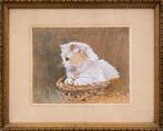 Rainerné Istvánffy Gabriella (1877-1964) - Kitten in the