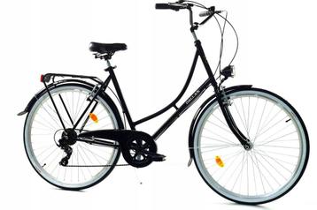 28 Damesvelo 7v - Stadsfiets Zwart - OP = OP! Goedkoop f... beschikbaar voor biedingen