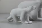 Beeld, L’Ours (2 sculptures) - 16 cm - Kunsthars