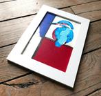 Jos Verheugen - Free after Mondrian, with Kingfisher (A253,