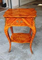 Tafel - Palissander, Bois de Violet ambrato - dubbel vlak, Antiek en Kunst