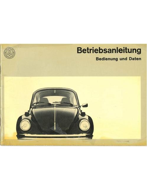 1973 VOLKSWAGEN KEVER 1303 S INSTRUCTIEBOEK DUITS, Auto diversen, Handleidingen en Instructieboekjes, Ophalen of Verzenden
