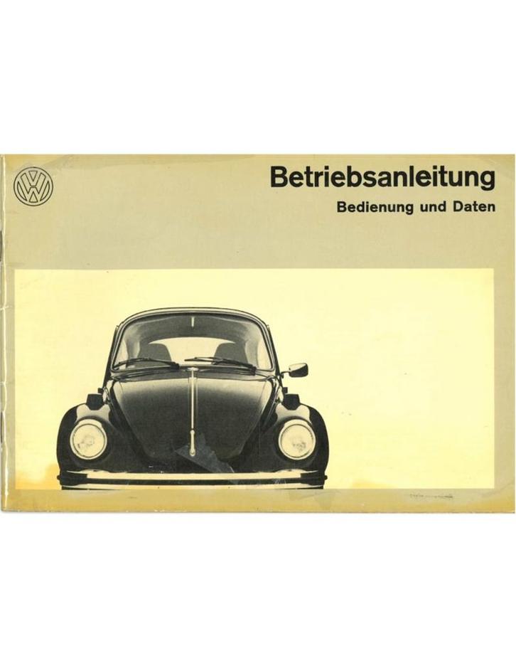 1973 VOLKSWAGEN KEVER 1303 S INSTRUCTIEBOEK DUITS, Auto diversen, Handleidingen en Instructieboekjes, Ophalen of Verzenden