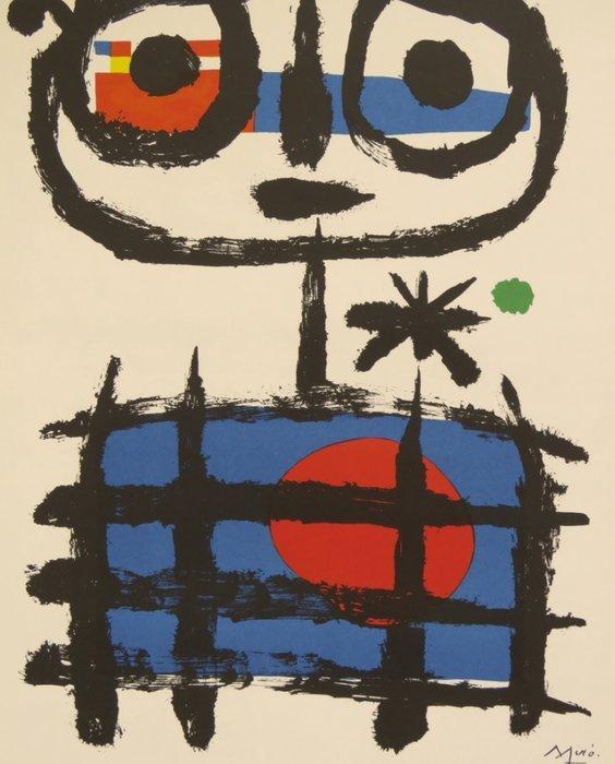 Joan Miró - Affiche lithographique originale - Le mangeur de, Antiek en Kunst, Kunst | Tekeningen en Fotografie