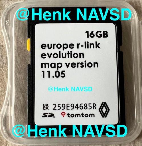 Renault R-Link SD kaart 11.05 Europa update 2023-2024, Computers en Software, Navigatiesoftware, Update, Nieuw, Verzenden