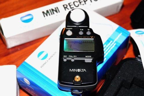 Minolta Minolta Autometer V, Booster II, Mini Receptor,, Audio, Tv en Foto, Fotocamera's Analoog