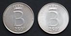 België. Boudewijn I. 250 Francs 1976 (Zonder minimumprijs), Postzegels en Munten