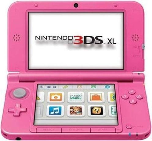 Nintendo 3DS XL Roze (Nette Staat & Krasvrije Schermen), Games en Spelcomputers, Spelcomputers | Nintendo 2DS en 3DS, Zo goed als nieuw