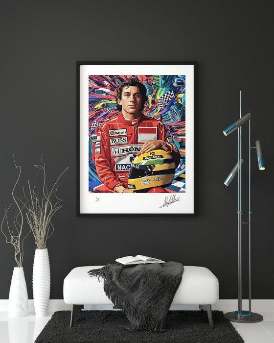 Artist Raffaele De Leo - Ayrton senna 2024 -/30 2024 -, Verzamelen, Automerken, Motoren en Formule 1