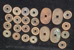 Japon. Lot of 24 coins, 18-19th centuries 20× Mom, 4 × 100