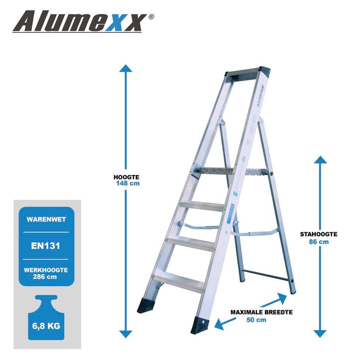 ALX Mamut bordestrap, Doe-het-zelf en Bouw, Ladders en Trappen, Trap, Nieuw, Verzenden