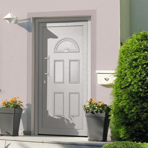 vidaXL Voordeur 88x190 cm wit, Doe-het-zelf en Bouw, Deuren en Vliegenramen, Nieuw, Verzenden