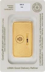 1 Troy Ounce - Or .999 - C. Hafner - Scellé & avec