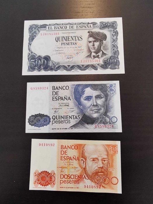 Spanje. - 16 Banknotes - Various Dates (Zonder minimumprijs), Postzegels en Munten, Bankbiljetten | Europa | Niet-Eurobiljetten