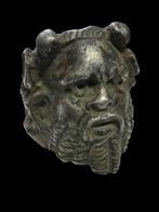 Oud-Grieks, Hellenistisch Zilver Bust - 30 mm