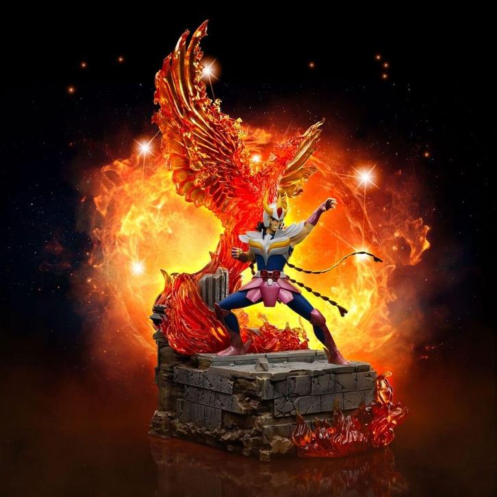 Saint Seiya Deluxe Art Scale Statue 1/10 Phoenix Ikki 41 cm, Verzamelen, Film en Tv, Ophalen of Verzenden