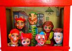 Onbekend - Jouet Originele tafel poppenkast met 7x, Antiek en Kunst