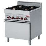 D-G65/4BF7 Fourneau 4 feux vifs gaz avec four gaz, Verzenden, Cuisinière, Friteuse et Grils