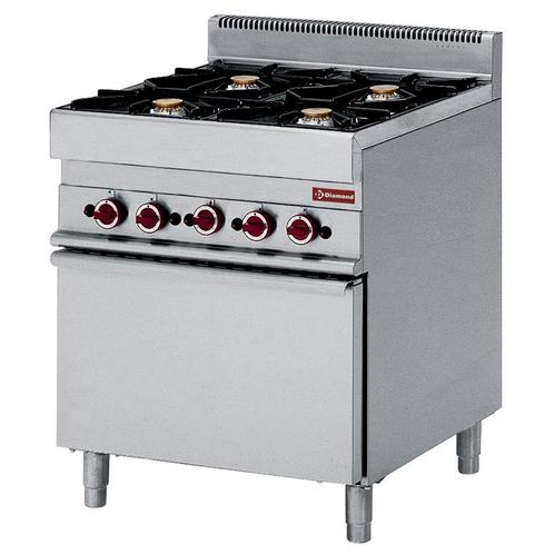 D-G65/4BF7 Fourneau 4 feux vifs gaz avec four gaz, Articles professionnels, Horeca | Équipement de cuisine, Cuisinière, Friteuse et Grils