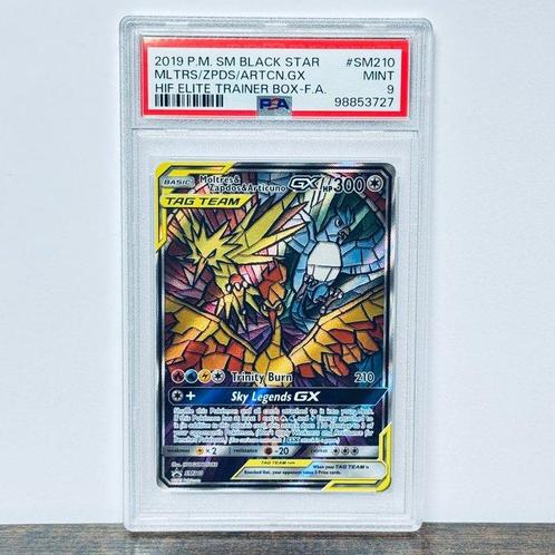 Pokémon Graded card - Moltres & Zapdos & Articuno GX - Promo, Hobby en Vrije tijd, Verzamelkaartspellen | Pokémon