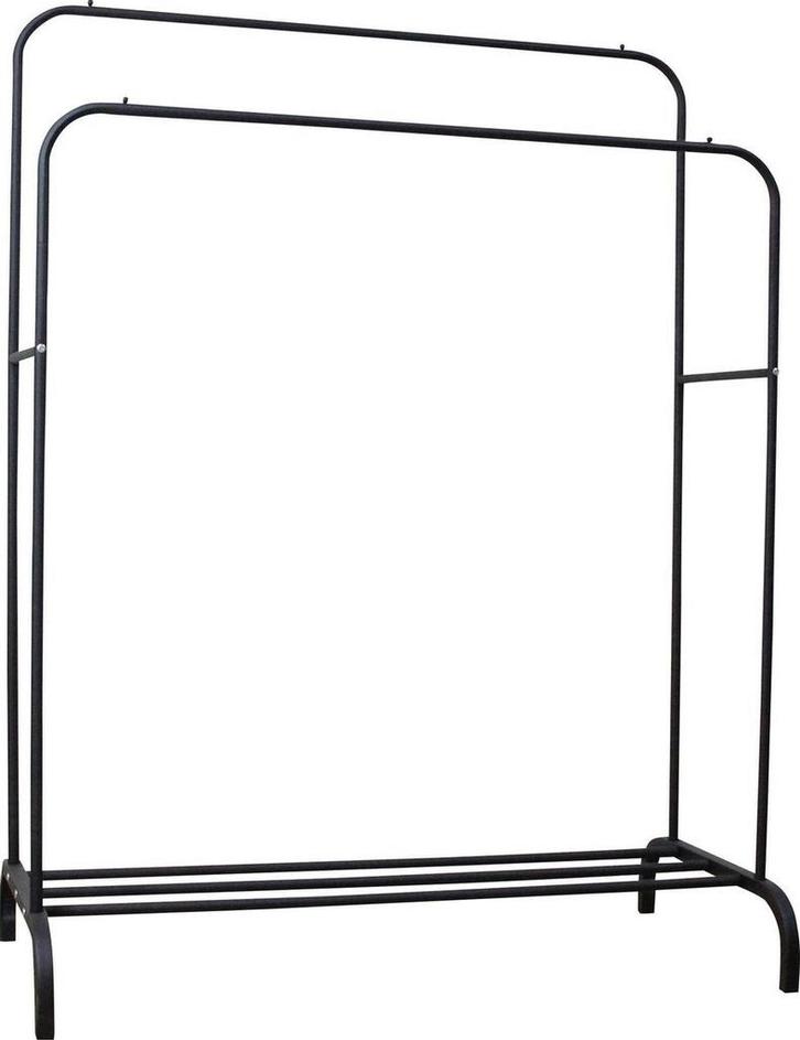 2dekans | ODADDY® Kledingrek Dubbel – Metaal – Met, Kleding | Dames, Kledinghangers, Ophalen of Verzenden