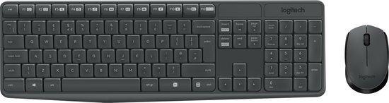 Logitech MK235 toetsenbord RF Draadloos QWERTY (Elektronica), Computers en Software, Muizen, Nieuw, Verzenden