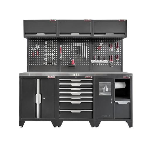 Gereedschapskasten set wandlengte 204 cm. metaal omkleed, Doe-het-zelf en Bouw, Werkbanken, Ophalen of Verzenden