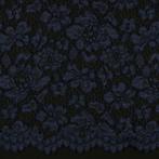 10 meter kant stof - Navy - 100% polyester, Hobby en Vrije tijd, Stoffen en Lappen, 200 cm of meer, Nieuw, Blauw, 120 cm of meer