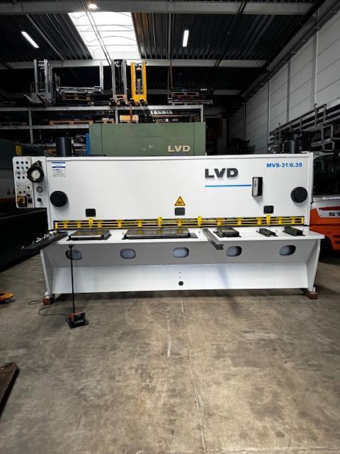 Plaatschaar / Guillotineschaar LVD MVS31/6.35, Zakelijke goederen, Machines en Bouw | Metaalbewerking