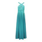 Rinascimento • pauw groene maxi jurk • M, Kleding | Dames, Maat 38/40 (M), Verzenden, Rinascimento, Nieuw