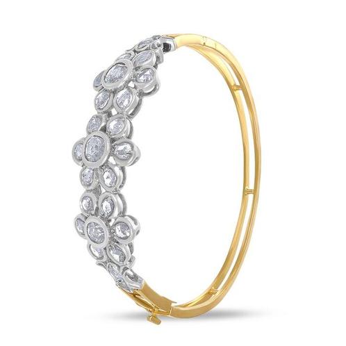 Armband - 18 karaat Geel goud - 7.58ct. tw. Diamant, Handtassen en Accessoires, Armbanden