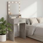 vidaXL Kaptafel met lade Beton Grijs 50 x 41 x 135 cm, Verzenden, Nieuw