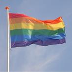 Regenboog LGBTQ vlag pride rainbow flag vlaggen XL 90x150cm, Diversen, Verzenden, Nieuw