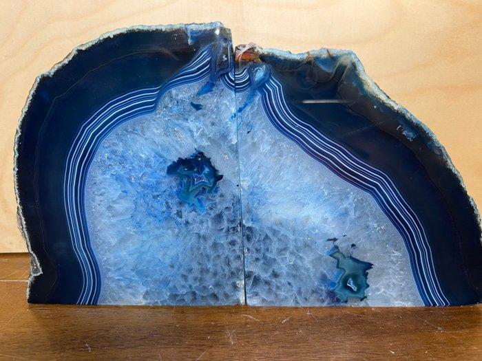 Agaat Bol - Hoogte: 27 cm - Breedte: 16 cm- 4 kg - (1), Verzamelen, Mineralen en Fossielen