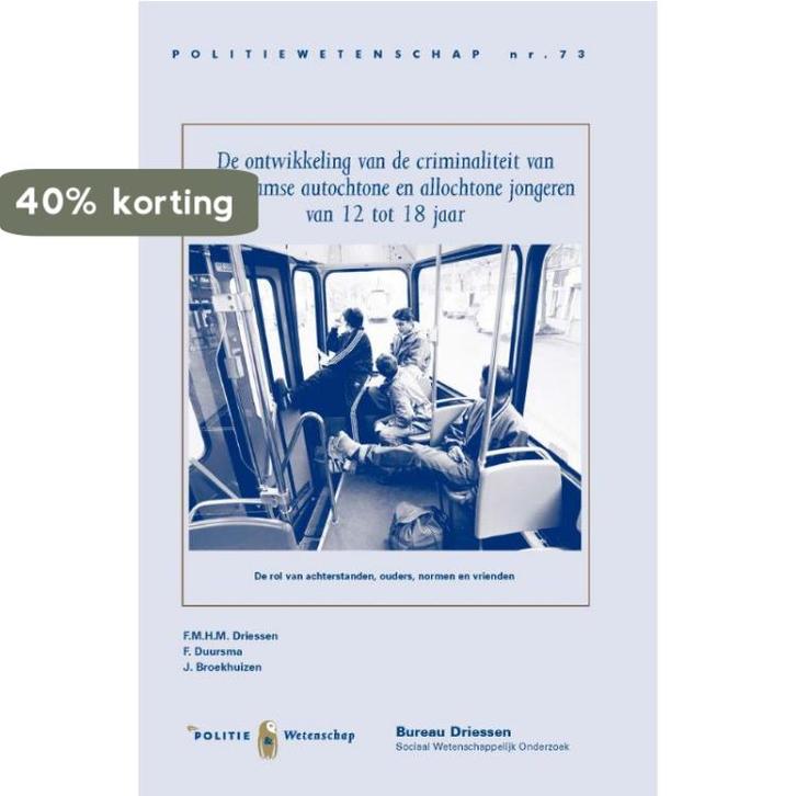 De ontwikkeling van de criminaliteit van Rotterdamse, Boeken, Economie, Management en Marketing, Zo goed als nieuw, Verzenden