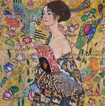 Gustav Klimt (1862–1918) (after) - Lady with a Fan, 1917, Antiquités & Art
