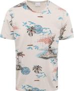 No Excess T-Shirt Print Ecru maat Maat 52/54 (L) Heren, Kleding | Heren, T-shirts, Verzenden, Nieuw, Maat 52/54 (L), No Excess