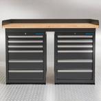 Datona Werkbank PRO met bamboe werkblad en 12 lades - 150, Doe-het-zelf en Bouw, Werkbanken, Ophalen of Verzenden, Nieuw